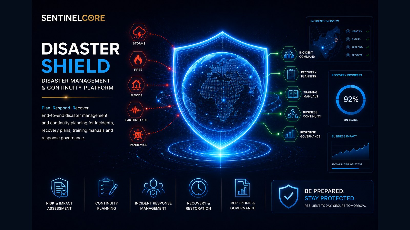 SentinelCore DisasterShield